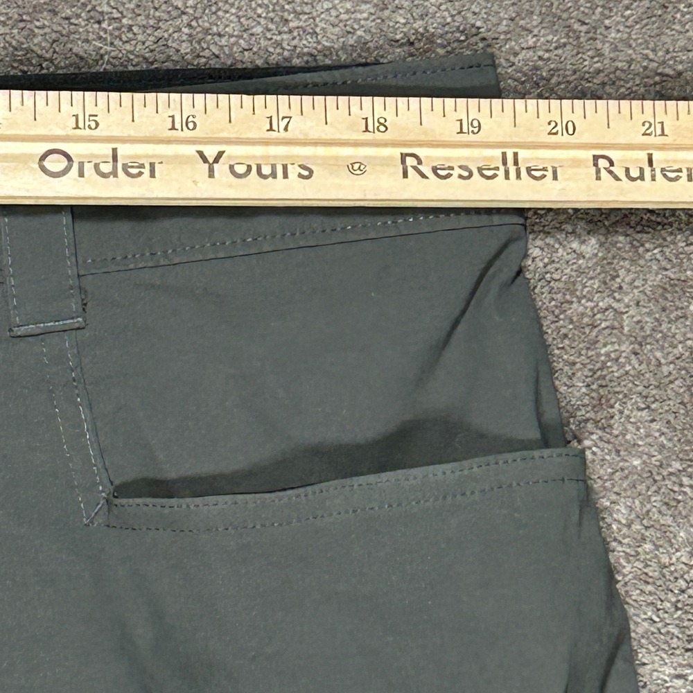 Orvis Cargo Shorts Men 38 Gray Solid Stretch Nylon Outdoor Hiking Casual - Picture 10 of 13